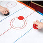 Coopay 12 Grams Thicker Air Hockey Pucks And Paddles Set, Air Hockey Pushers Paddles With Felt Bottoms, Equipment Replacement Parts Accessories For Air Hockey Table Game Kids (4 Striker, 4 Puck)