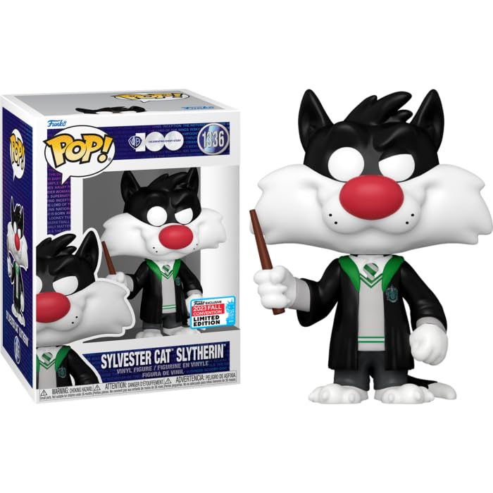 Pop!: Wb100 Looney Tunes X Wizarding World - Sylvester The Cat *Slytherin* (Nycc 2023 Shared Exclusive)