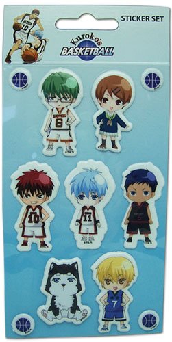 Kurokos Basketball Sticker - SD Character Set, 3, Multicolor