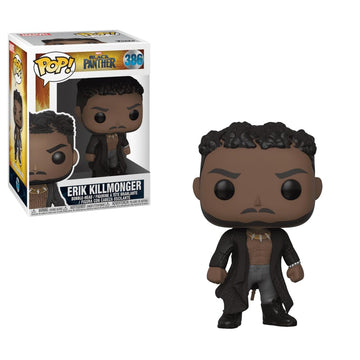 Funko Pop Marvel: Black Panther-Erik Kill Monger with Scar Collectible Figure  Multicolor