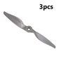 Top-Vigor 3Pcs Cw Rc Propellers 8040 8 X 4 Inch 2-Vane Rc Vehicle Propellers Replacement For Rc Airplane With Adapter Rings Nylo