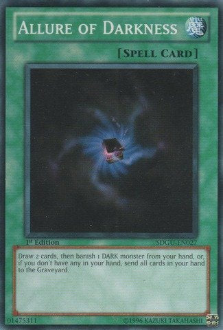 Yu-Gi-Oh! - Allure Of Darkness (Sdgu-En027) - Structure Deck 21: Gates Of The Underworld - 1St Edition - Common