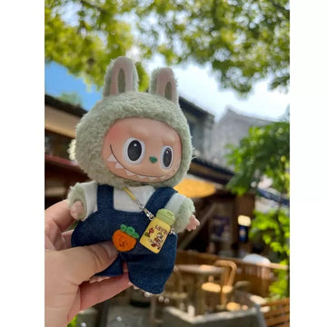 Designer Labobo Doll Outfit - Summer Lightweight Denim Overalls labobo Clothes  enhanced Labobo Outfit with Accessories  Stylish Clothes for Doll