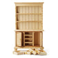 Odoria 1/12 Miniature Cabinet Cupboard Hutch Dollhouse Furniture Accessories, Burlywood