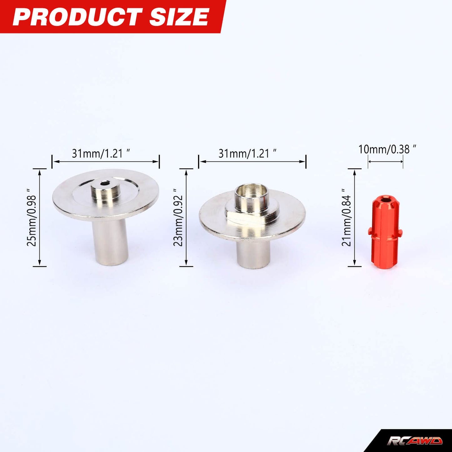 RCAWD for ARRMA 3S & 4S Slipper Plate &Hub Set &Slipper Clutch Maintenance & Slipper Shaft Upgrade, Big Rock, Granite, Senton, V