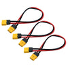 3PCS XT60H Plug Extension Cable XT60H Plug Male Connector to XT60H Plug Female Connector Wire Adapter with 11.8inch 14awg Silico