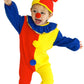 Jsiicennf Halloween Costume Kids Child'S Clown Costumes Jumpsuits Kids Dress Up With Clown Nose, Clown Hat (Small)