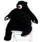 Yeqivo Giant Black Bear Plush Toy, 60cm Soft Stuffed Bear for Kids & Girlfriend, Made of PP Cotton