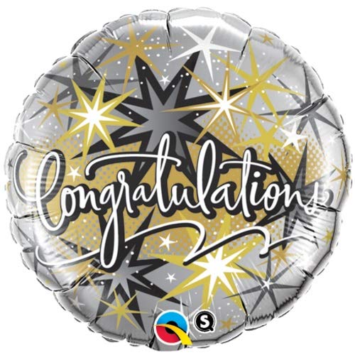 Atpata Funky Congratulations Round Foil Balloon