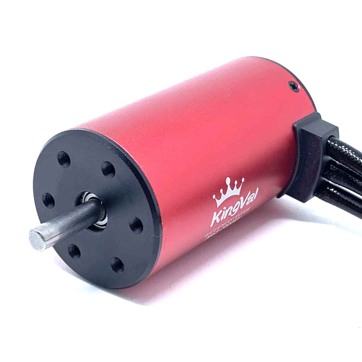 KingVal Replacement 3665 3500KV Waterproof Brushless Motor Shaft 5mm Compatible with 1/10 RC Car
