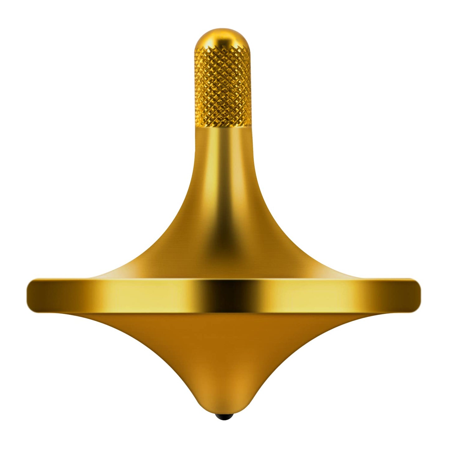 CHEETOP Stainless Steel Spinning Top  enhanced Exquisite Perfect Balance Well Made Metal Desk EDC Little Fidget Toy  Spin Long Time Over 6 Minutes  Great Value (Bronze  Large Diameter 34mm)