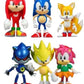 Classic Sonic 15-Piece Figure Play Set - Friends, Palm Trees, Sonic Gems
