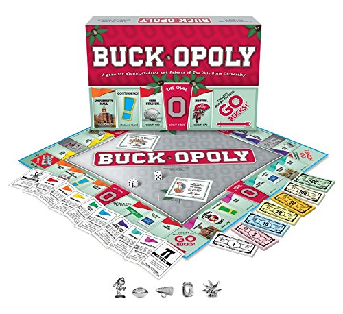 Late For The Sky Ohio State Monopoly , Scarlet, Gray 15.38 X 10.63 X 2.06 Inches