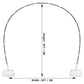 Bhucutu Balloon Arch Kit Adjustable Balloon Arch Stand With Base 10 Feet Wide And 9 Feet Tall Balloon Arch Frame For Birthday Ba