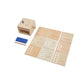 Adena Montessori Toys Wooden Counting Peg Game - Learn To Count 1-10 With Numerals, Peg Drop Box & Tumbling Pegs - Educational T