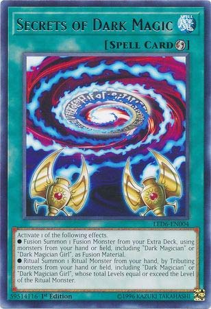 Secrets Of Dark Magic - Led6-En004 - Rare - 1St Edition