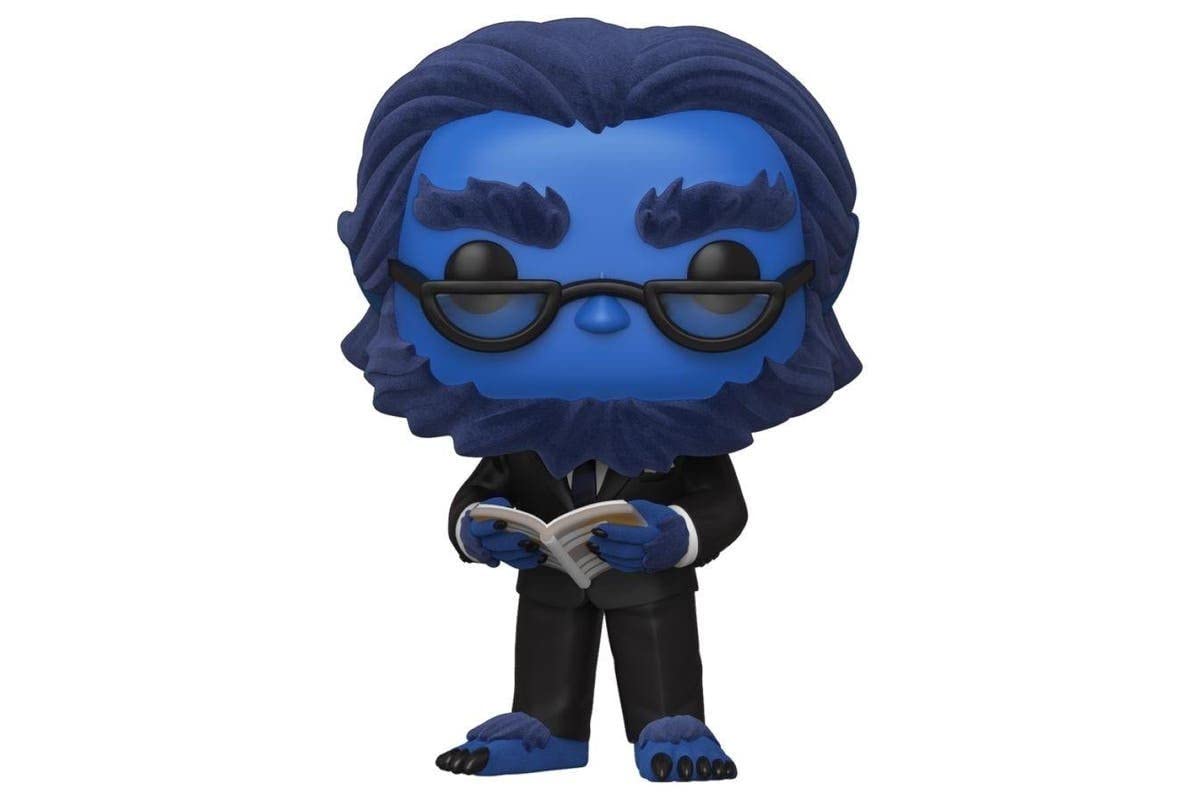 Funko POP Marvel: X-Men 20th Anniversary - Beast Vinyl Figure Flocked limited availability (Flocked)