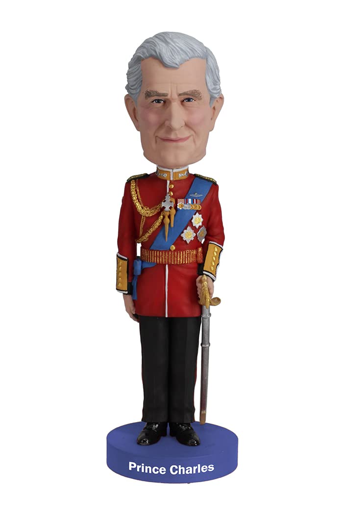 Royal Bobbles Prince Charles III Bobblehead Statue - Limited Edition, Multicolor, Plastic, One Size