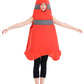Seasons Child Construction Cone Costume Orange, Halloween Costume For 4-6 Years Kids