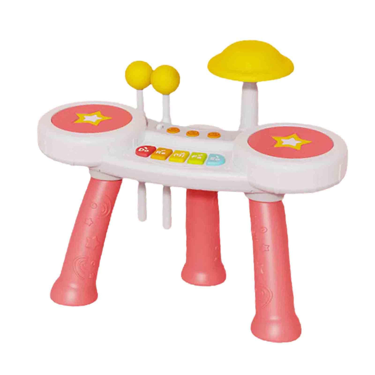 Bnf Kids Drum Toy Preschool Learning Toy Baby Drum Piano Set For Kids Boys Gifts Pinkbaby | Toys For Baby | Developmental Baby T