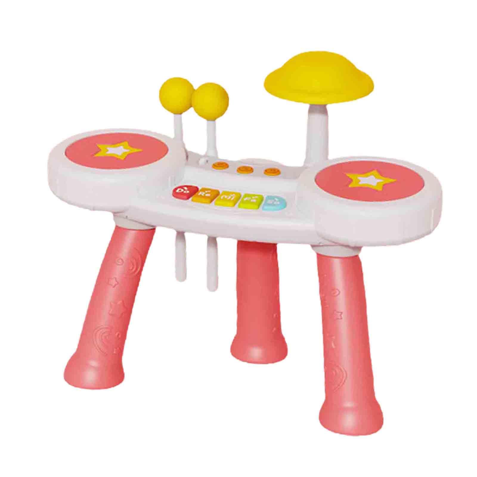 Bnf Kids Drum Toy Preschool Learning Toy Baby Drum Piano Set For Kids Boys Gifts Pinkbaby | Toys For Baby | Developmental Baby T