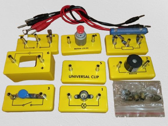 Electricity Activity Kit/Stem Science Experiments With Electric Circuits/Educational Physics Learning Tool For School Science/Te