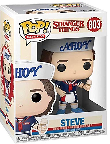 Funko POP Vinyl Figure - Stranger Things Steve Harrington Scoops Ahoy Outfit, 3.75 inches, Multicolored, Model STL1283614675
