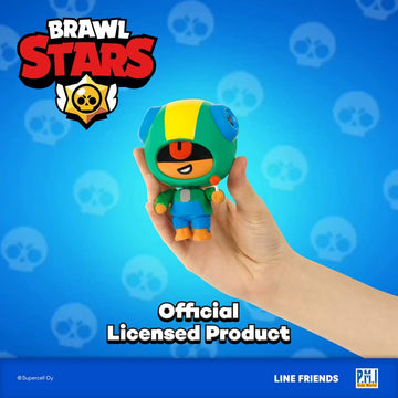 P.M.I. Brawl Stars 4.5'' Leon With Lollipop Action Figure - Officially Licensed, Articulated, Gift For Gamers