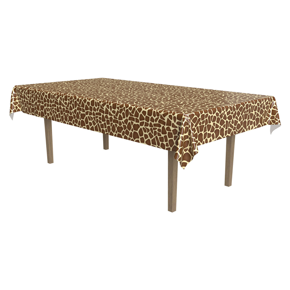 Giraffe Print Tablecover, (Pack of 12)