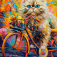 500 Piece Jigsaw Puzzle, Kitten's Floral Ride, Animal puzzle, Kitten, Adult Puzzle, Castorland B-54015