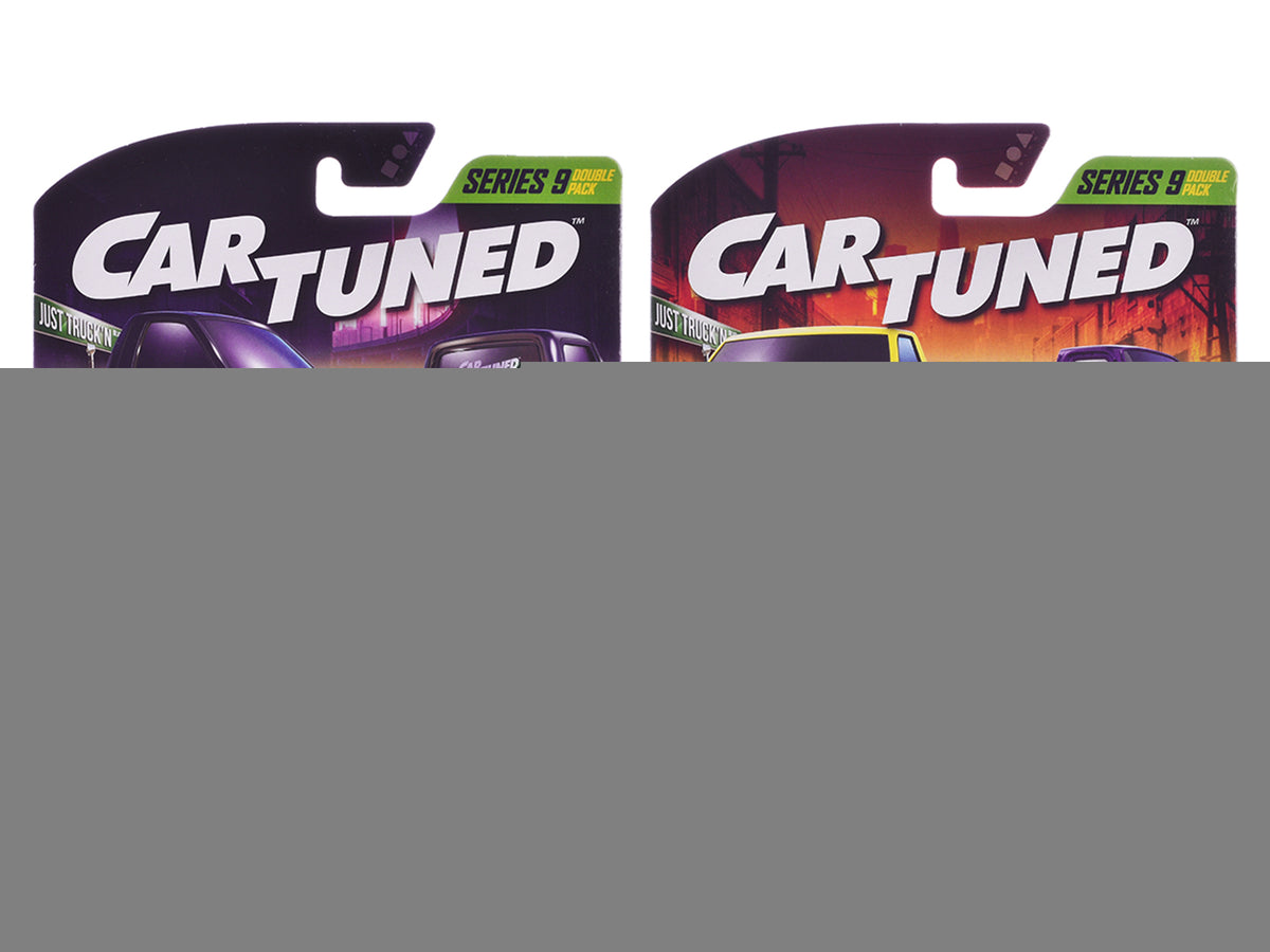 inchJust Truckninch Double Pack Series 9 Set of 4 Cars Diecast Model Cars by CarTuned