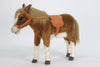 HANSA Plush Pony Toy - True-to-Life 27.56 in. Brown Stuffed Animal, Model 5444