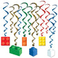 Building Block Whirls, (Pack of 6)