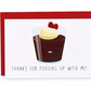 Pudding Up Greeting Card