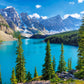 500 Piece Jigsaw Puzzle, Spring at Moraine Lake, Canada, Mountain view, Landscape puzzle, Adult Puzzle, Castorland B-53810