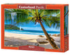500 Piece Jigsaw Puzzle, Holidays in Seychelles, Tropical beach, Landscape puzzles,  Adult Puzzle, Castorland B-53827