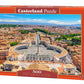 500 Piece Jigsaw Puzzle, View from the Vatican, Rome, Puzzle of Italy, St. Peter square, Tourist place, Adult Puzzle, Castorland B-53964