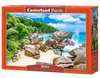 500 Piece Jigsaw Puzzle, La Digue Island, Seychelles, Tropical beach puzzle, Paradise Island, Landscape jigsaw, Adult Puzzle, Castorland B-54251
