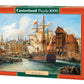1000 Piece Jigsaw Puzzle, The Old Gdansk, Poland, historic sailing ship, Adult Puzzle, Castorland C-102914-2