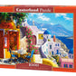 1000 Piece Jigsaw Puzzle, Afternoon on the Aegean Sea, Santorini, Greece, Summer holiday, Adult Puzzle, Castorland C-104130-2