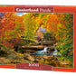 1000 Piece Jigsaw Puzzle, Magical Autumn, Water mil, Nature puzzles, Waterfall, Adult Puzzle, Castorland C-104918-2