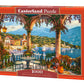 1000 Piece Jigsaw Puzzle, Mediterranean Veranda, Italian mountain lake, Adult Puzzle, Castorland C-105120-2