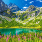 1000 Piece Jigsaw Puzzle, Zelene Pleso, Tatras, Slovakia, Mountains landscape, Nature puzzles, Adult Puzzle, Castorland C-105267-2