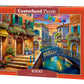 1000 Piece Jigsaw Puzzle, Venetian Dream, Vibrant Venice canal scene, Italian charm, Adult Puzzle, Castorland C-105281-2
