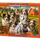 1000 Piece Jigsaw Puzzle, Happy Dogs In The Countryside, Pups in the Meadow, Rustic country puzzle, Adult Puzzle, Castorland C-105410-2