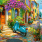 1000 Piece Jigsaw Puzzle, Coastal Life, Mediterranean Village, Italian Riviera puzzle, Seaside, Adult Puzzle, Castorland C-105465-2