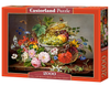 2000 Piece Jigsaw Puzzle, Still Life with Flowers and Fruit Basket, Vintage Oil Painting Style, Fine Art Botanical Brain Teaser, Adult Puzzle, Castorland C-200658-2