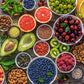 2000 Piece Jigsaw Puzzle, Table Full of Superfood, Food puzzles, Variety of fruits and nuts, Colorful food, "Tasty" puzzles, Adult Puzzle, Castorland C-200993-2