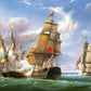 3000 Piece Jigsaw Puzzle, "Combat between the French and the English Vessels", Naval battle, Historical puzzles, Canon battle,  Adult Puzzle, Castorland C-300037-2