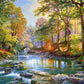 3000 Piece Jigsaw Puzzle, Along the River, Forest stream, Relaxing scene, Charming view jigsaw, Nature puzzle, Adult Puzzle, Castorland C-300532-2